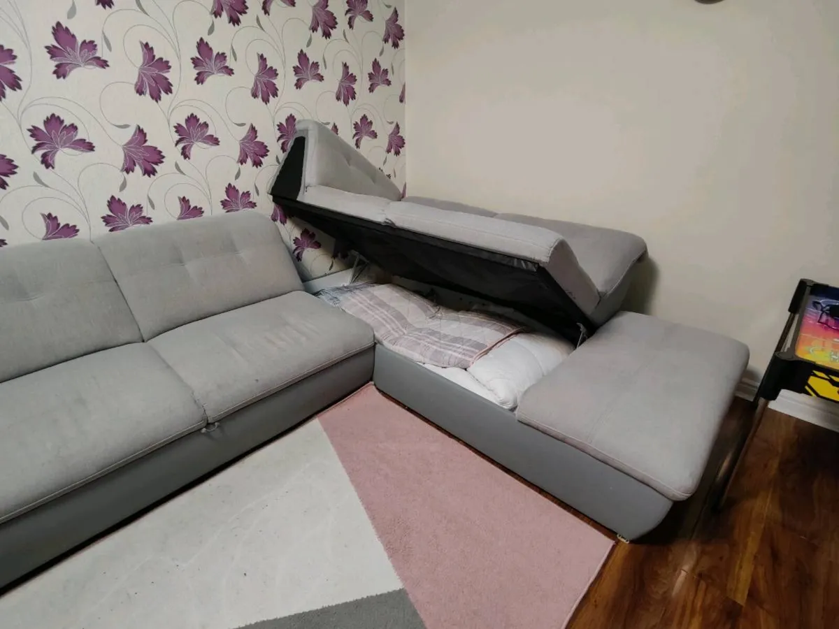 Corner sofa bed, Tuam, Galway - Image 2