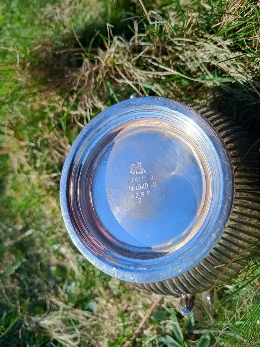 Antique Victorian Large Three Piece Teaset - Image 2