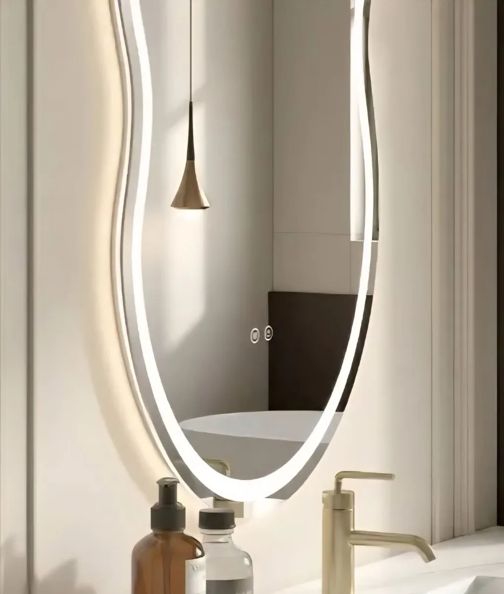 LED Bathroom Mirror Antifog Demister Touch Makeup - Image 2