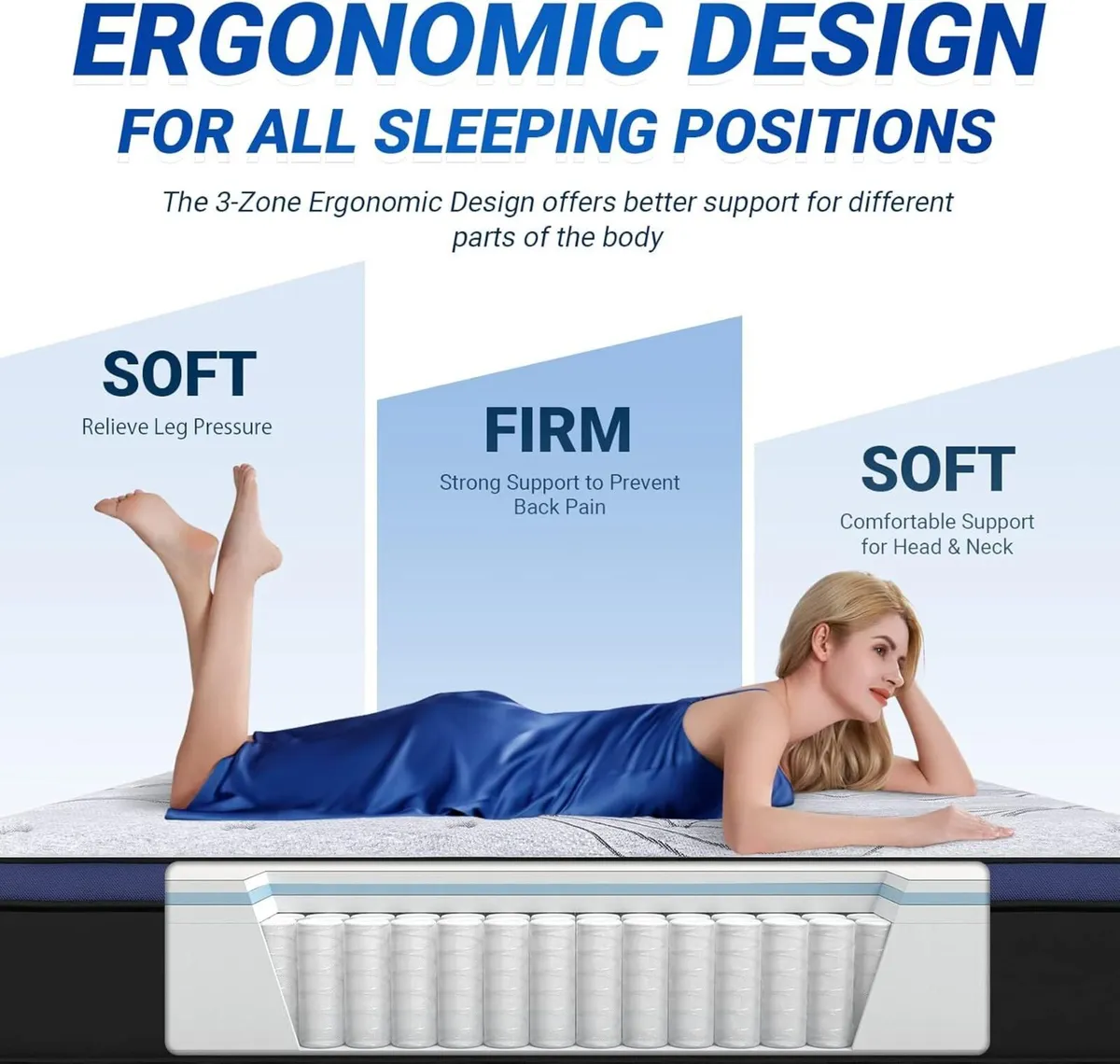 Bed Mattress Conventional Bamboo Foam Small Double - Image 3