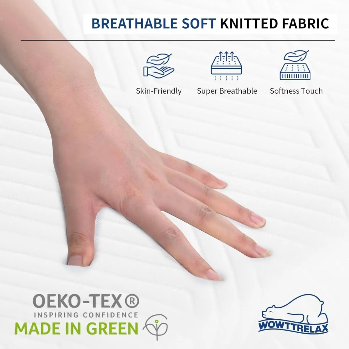 Single Mattress 3ft 8 Inch Memory Foam Medium - Image 3