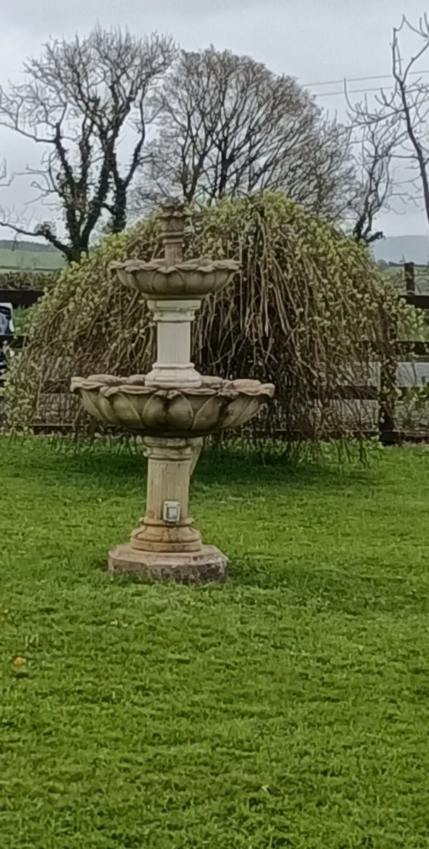 Stone fountain