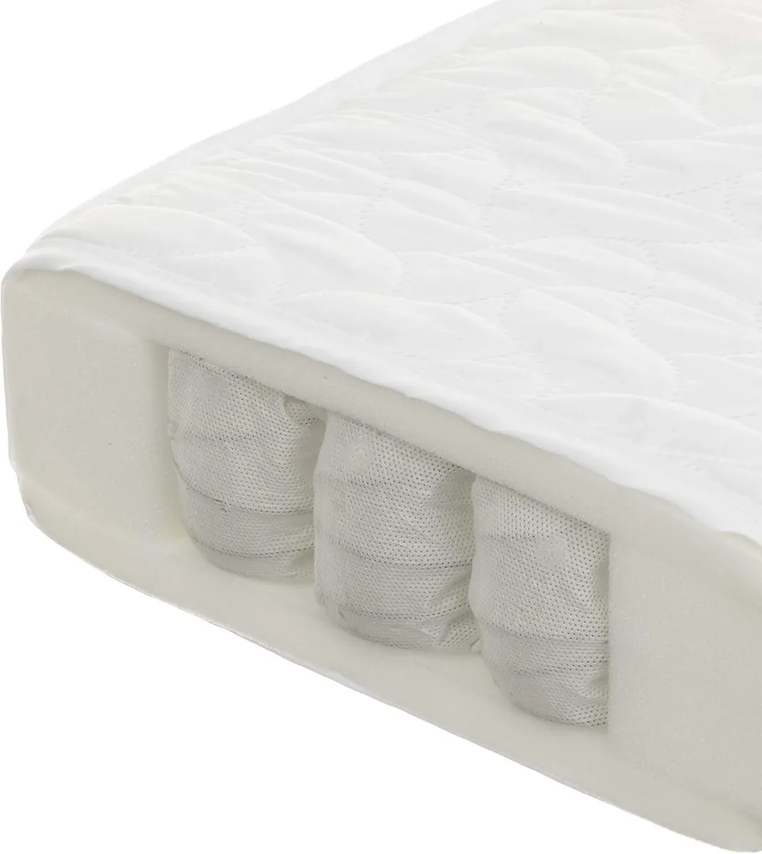 Pocket Sprung Cot Mattress 120 x 60 cm – Hypoaller - Image 1