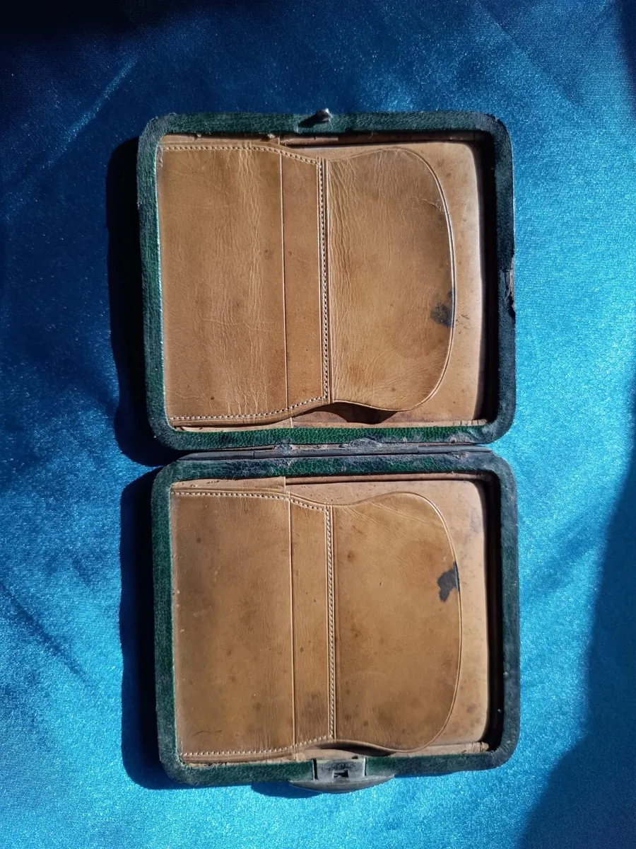 Antique Victorian Silver and Leather Wallet - Image 4