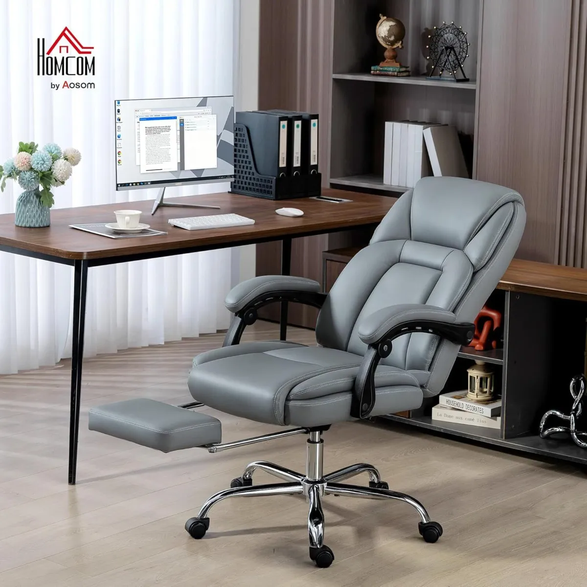 Ergonomic Office Chair with Footrest 135degrees - Image 2