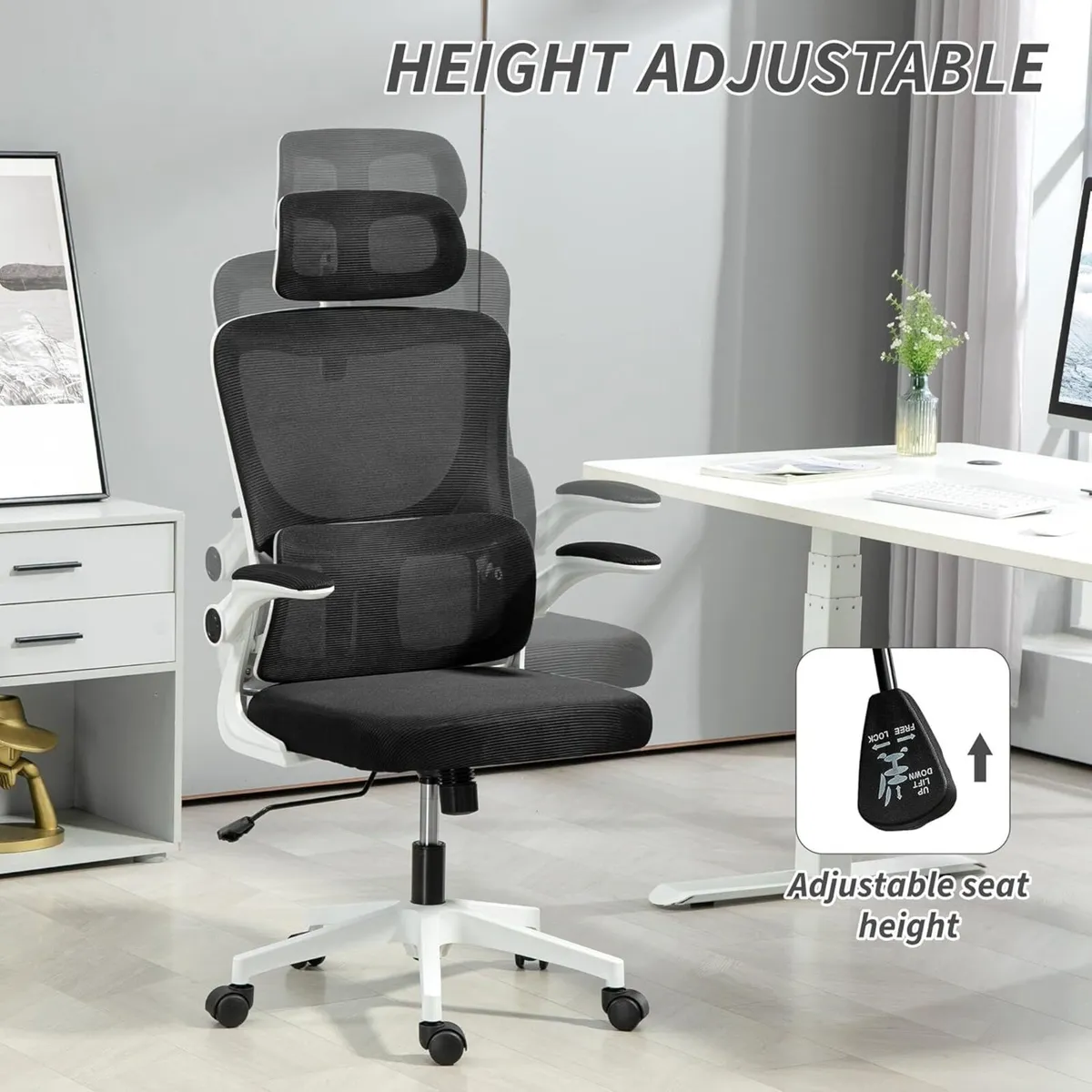 Ergonomic Office Chair High Back Mesh Computer - Image 4