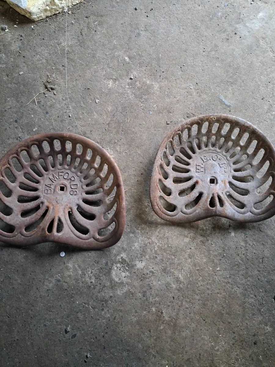 Cast Iron Seats - Image 1