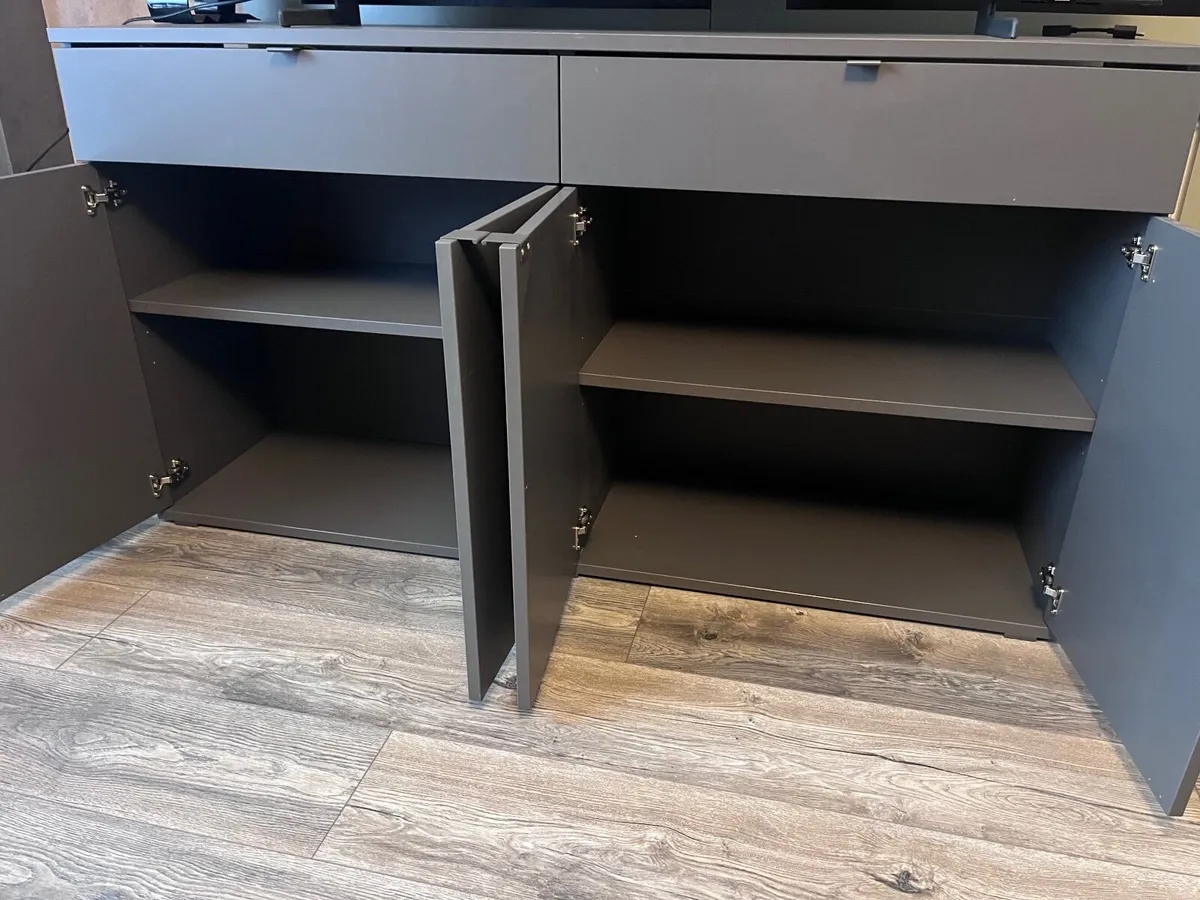 Sideboard dark grey as new. - Image 3