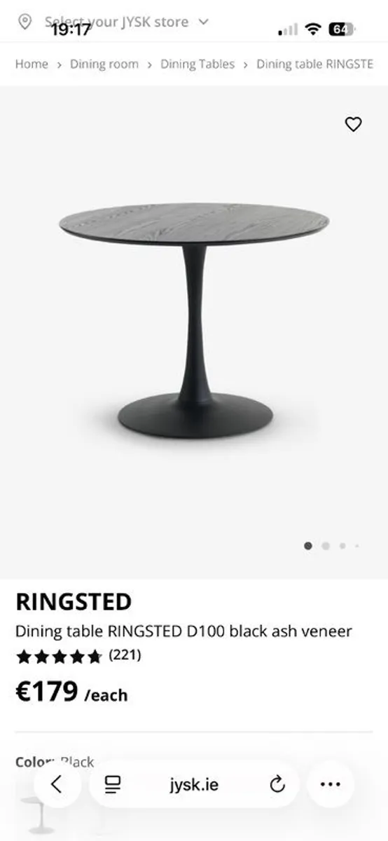 Black Round Table - Image 2