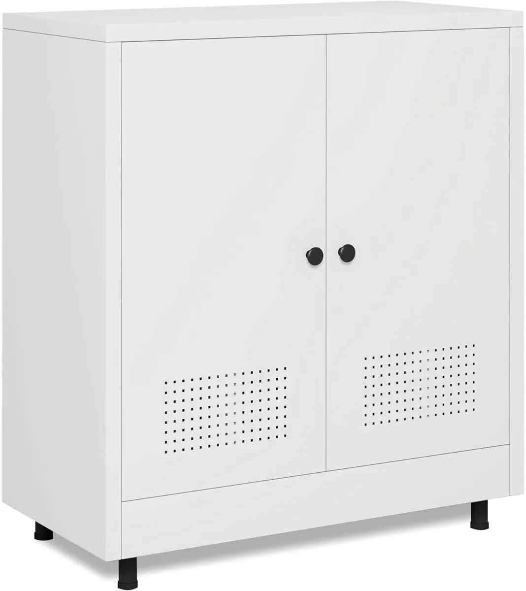 Metal Storage Cupboard with 2 Doors and Adjustable - Image 1