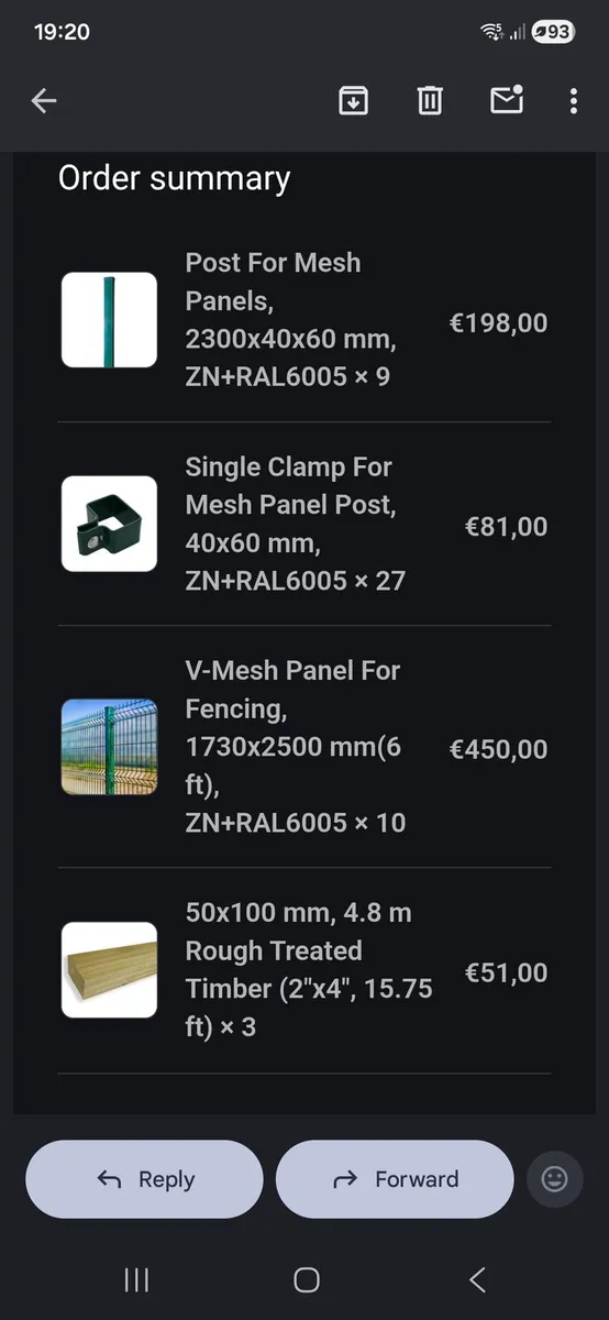 V mesh fence - Image 2