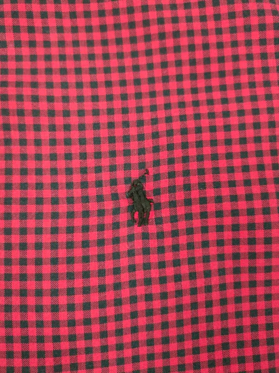 Ralph Lauren Button Down Check Shirt Mens Large - Image 3