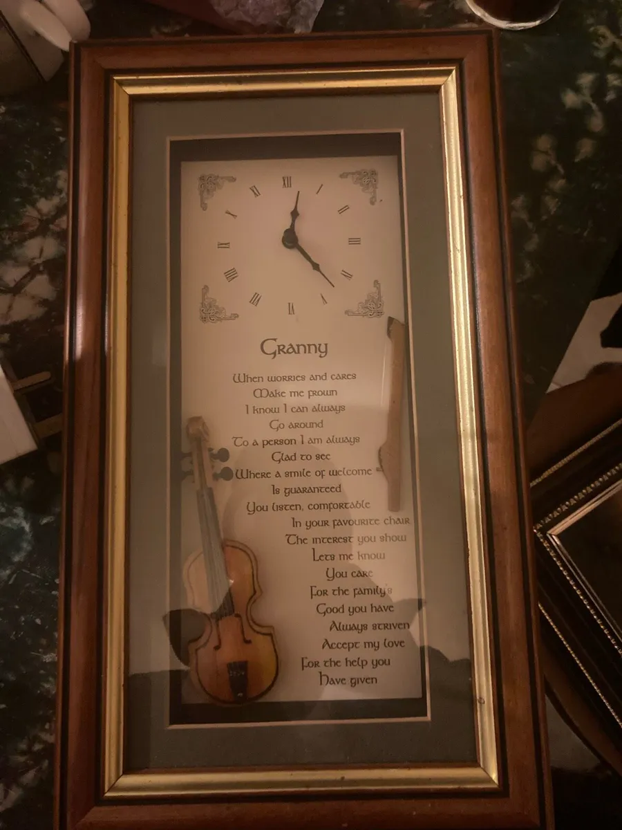 Clock granny free postage