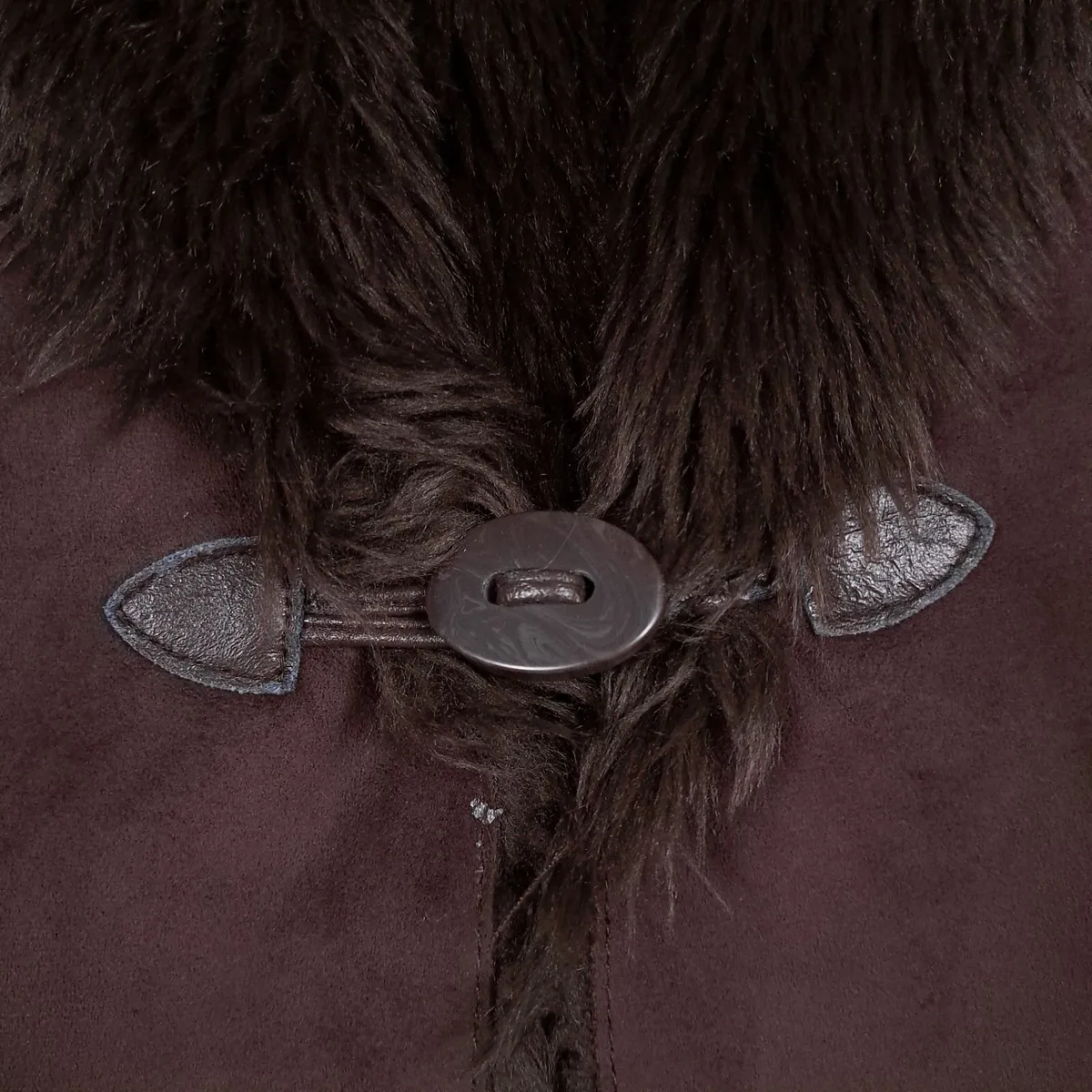 Valerie Stevens Brown Suede Gilet Size L/XL - Image 4