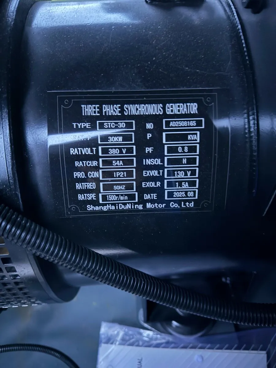 30kw generator brand new - Image 4