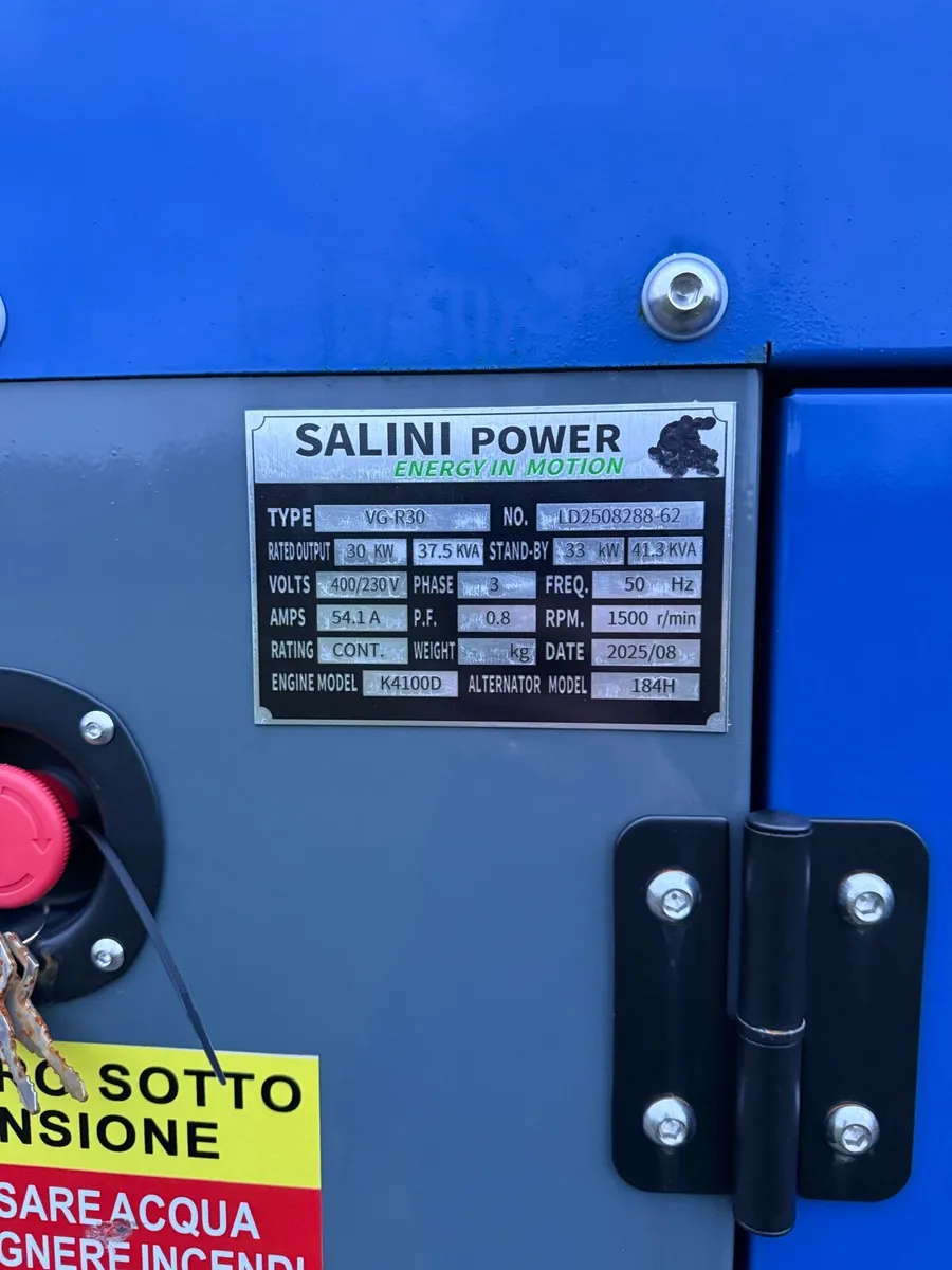 30kw generator brand new - Image 2
