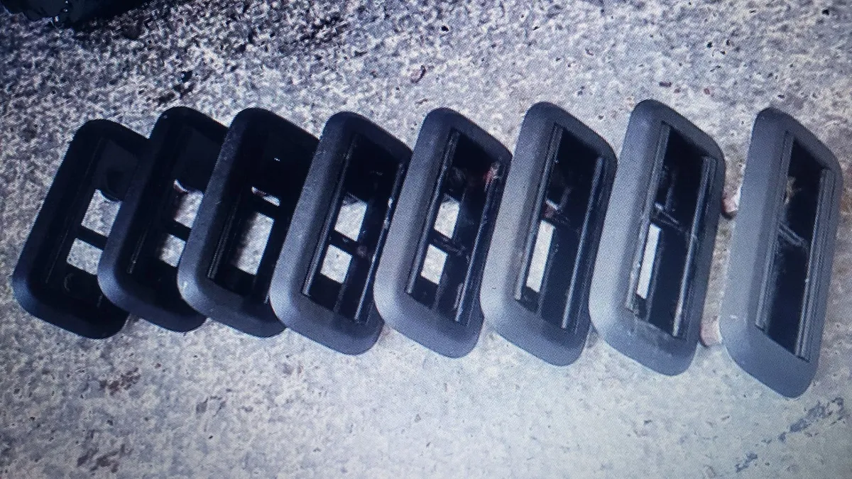 vw transporter t5 t5.1 kombi seat brackets vgc