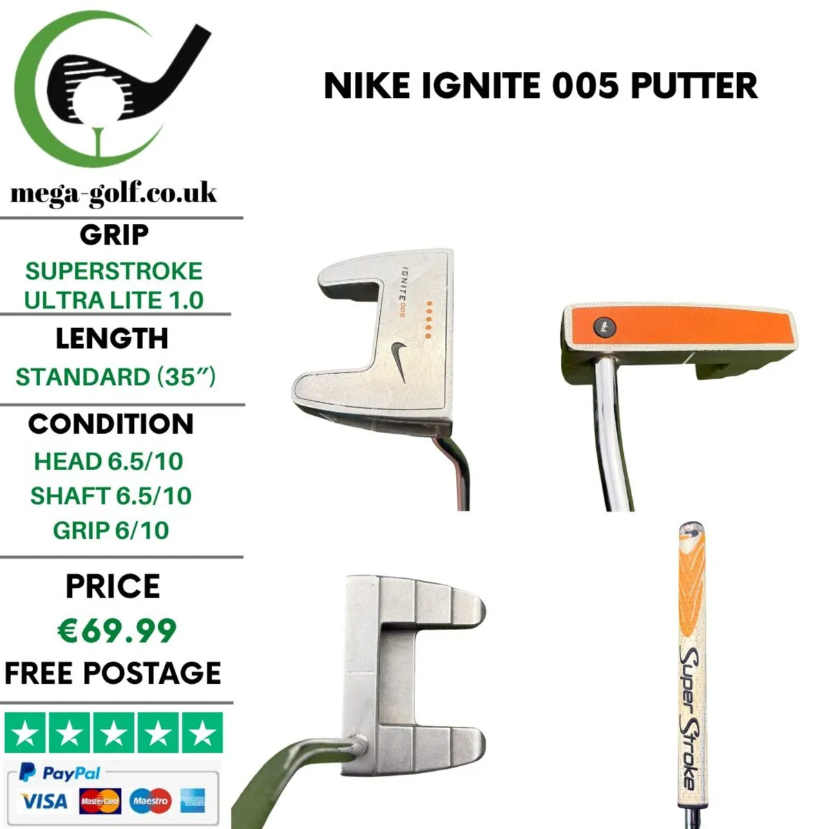 Nike Ignite 005 Putter / 35'' - Image 1