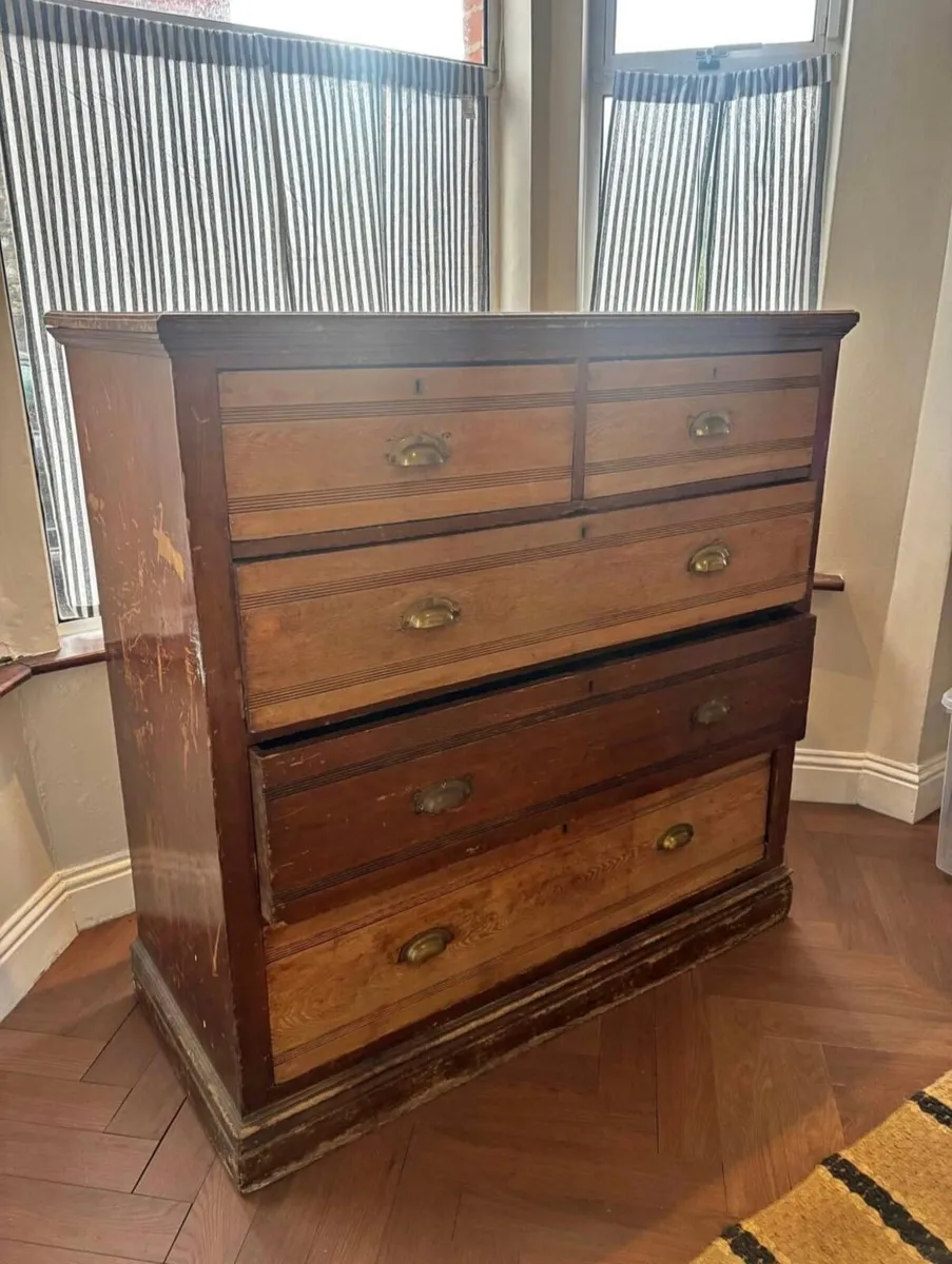Antique dresser drawer - Image 1