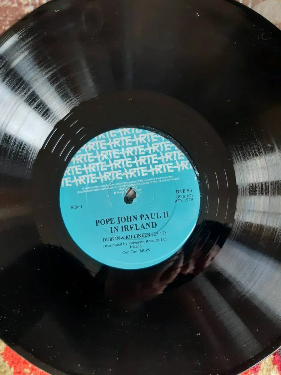 Pope John Paul Visit Vinyl - Image 1