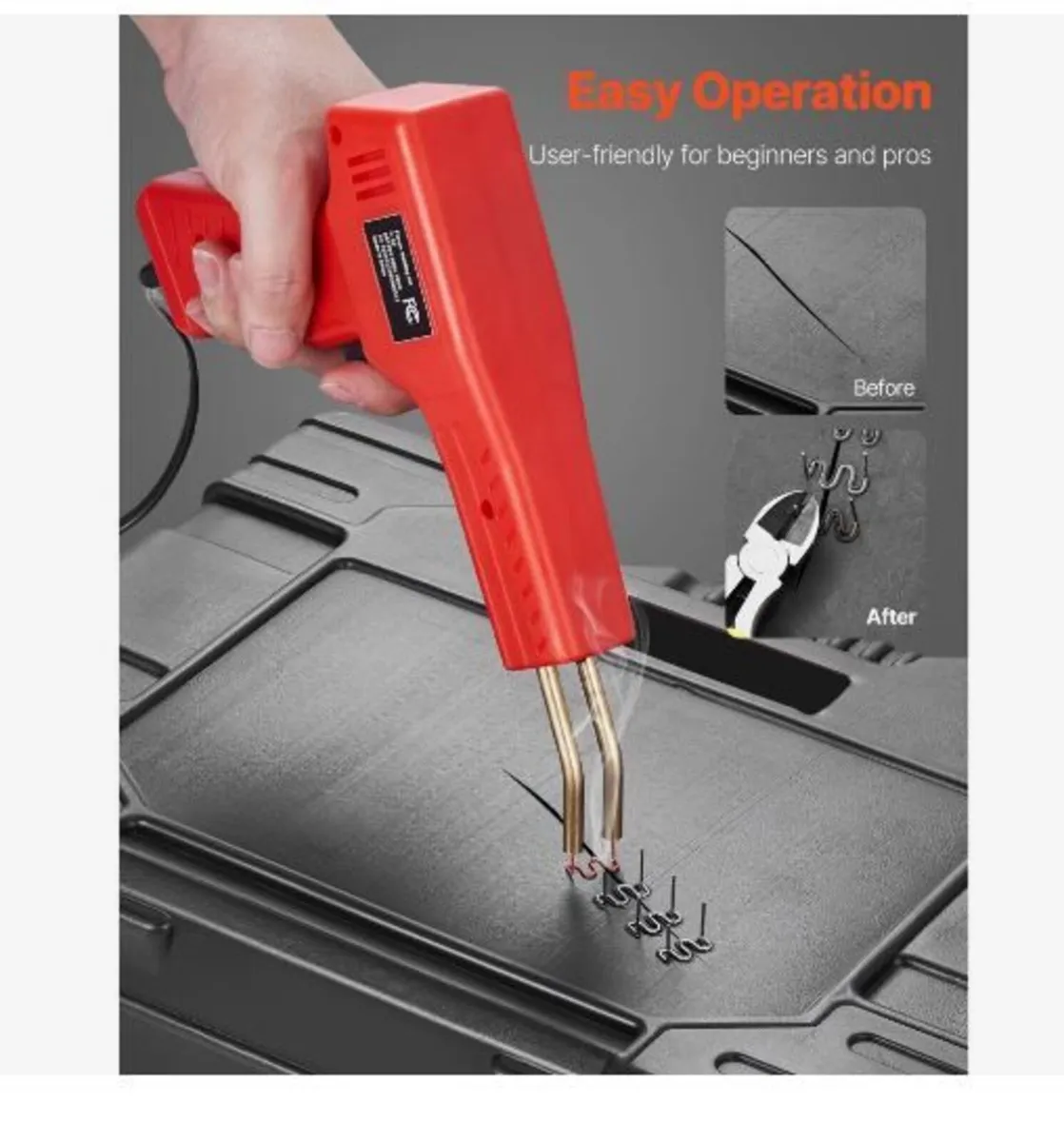 Plastic Welder Kit Deluxe, 100W Plastic Welding - Image 2