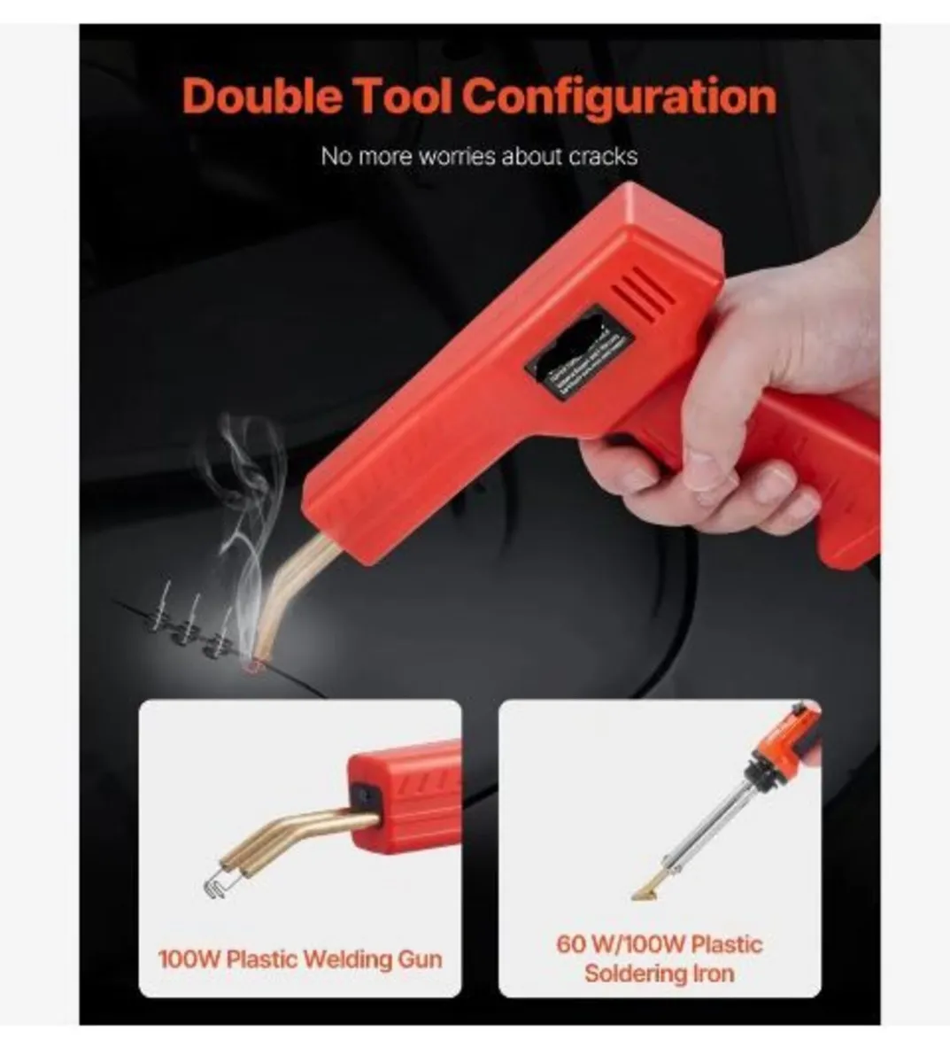 Plastic Welder Kit Deluxe, 100W Plastic Welding - Image 3