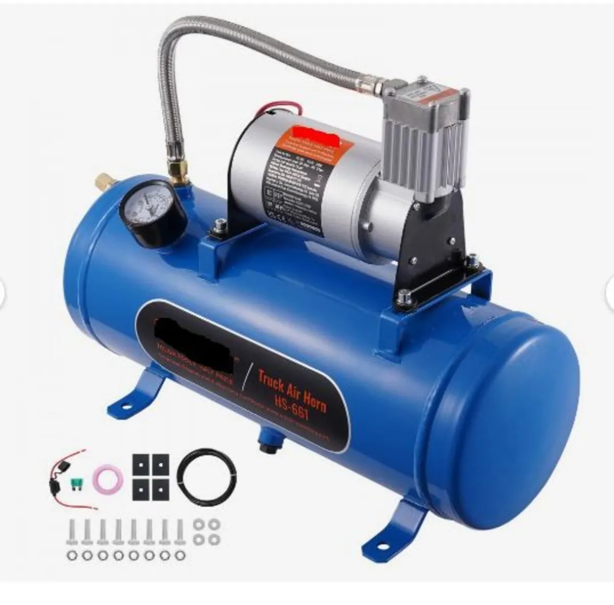 12V Air Compressor with Tank 1.6 Gallon/6 L - Image 1