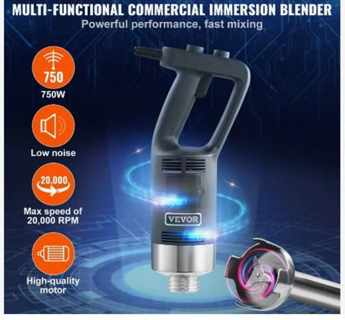 Commercial Immersion Blender - Image 2