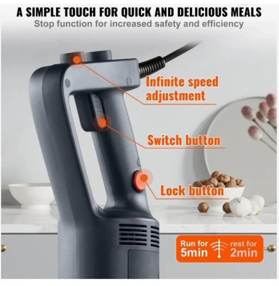 Commercial Immersion Blender - Image 3