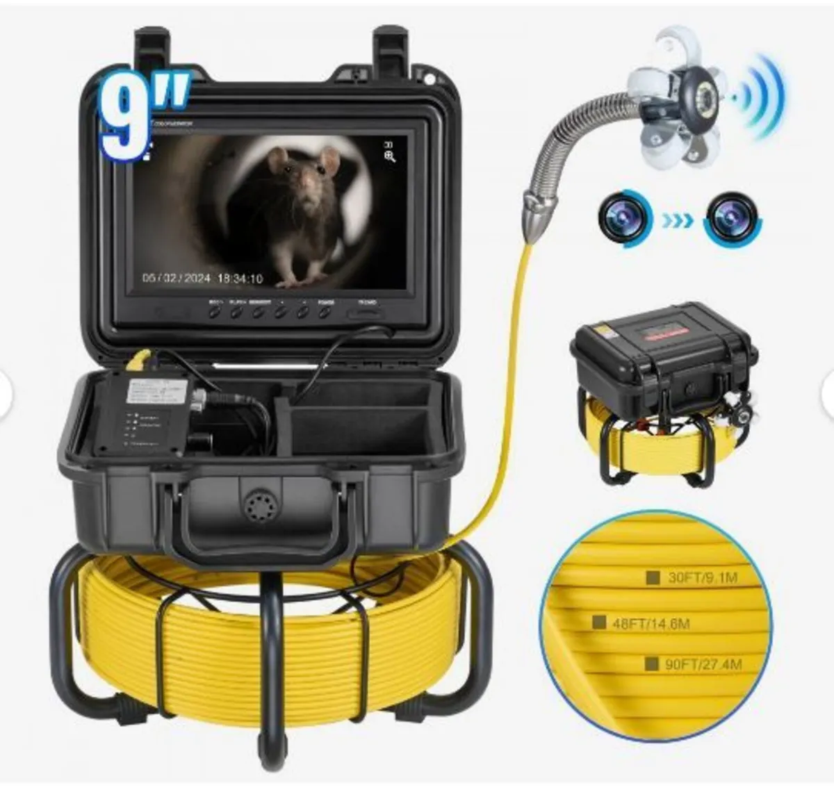 Sewer Camera, 98 ft/30m - Image 1