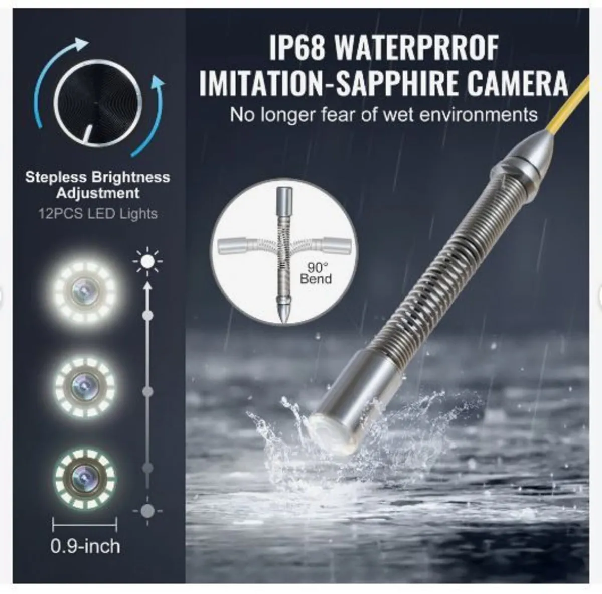 Sewer Camera, 98 ft/30m - Image 4