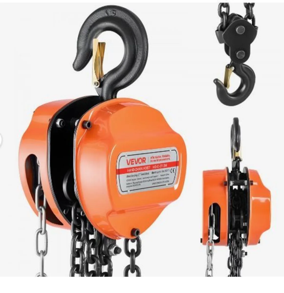 Hand Chain Hoist, 2 Ton Capacity - Image 1