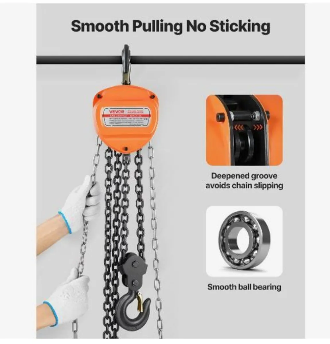 Hand Chain Hoist, 2 Ton Capacity - Image 4