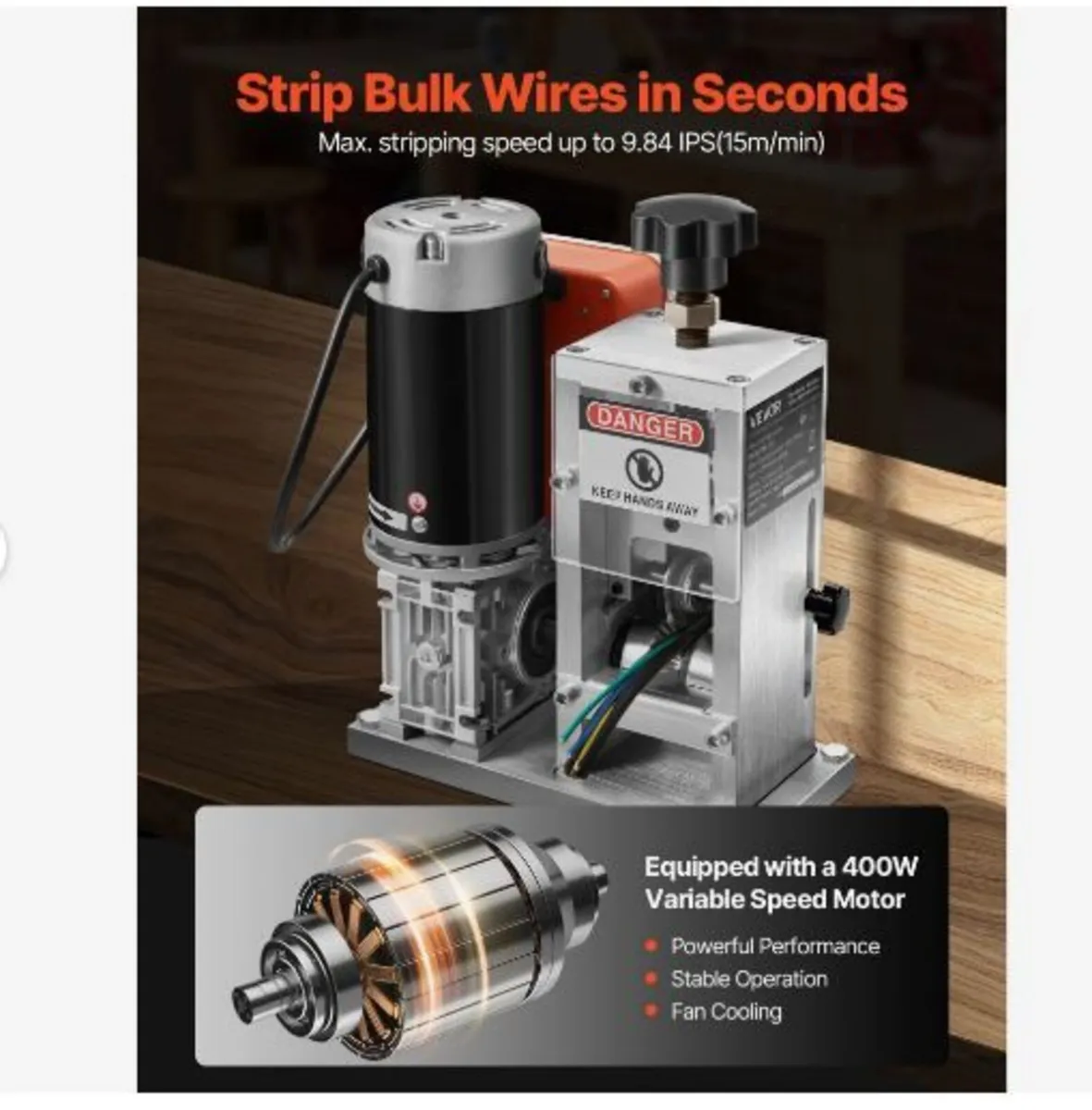 Electric Automatic Wire Stripper Stripping Machin - Image 4