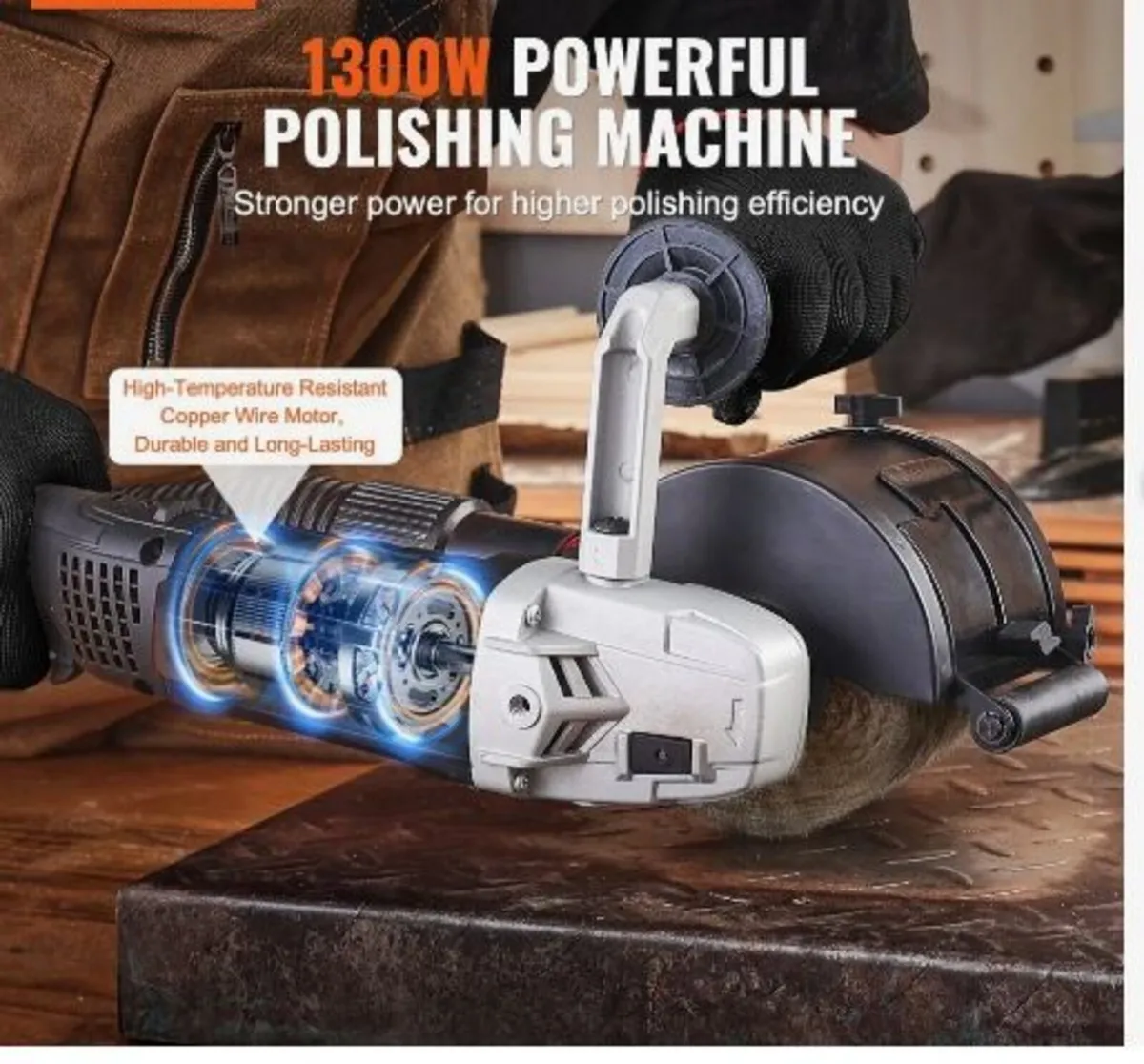 Burnishing Polishing Machine, 1300W 6 Variable - Image 3