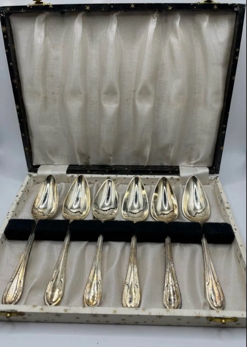 Set of Irish Made Vintage Spoons - Image 1