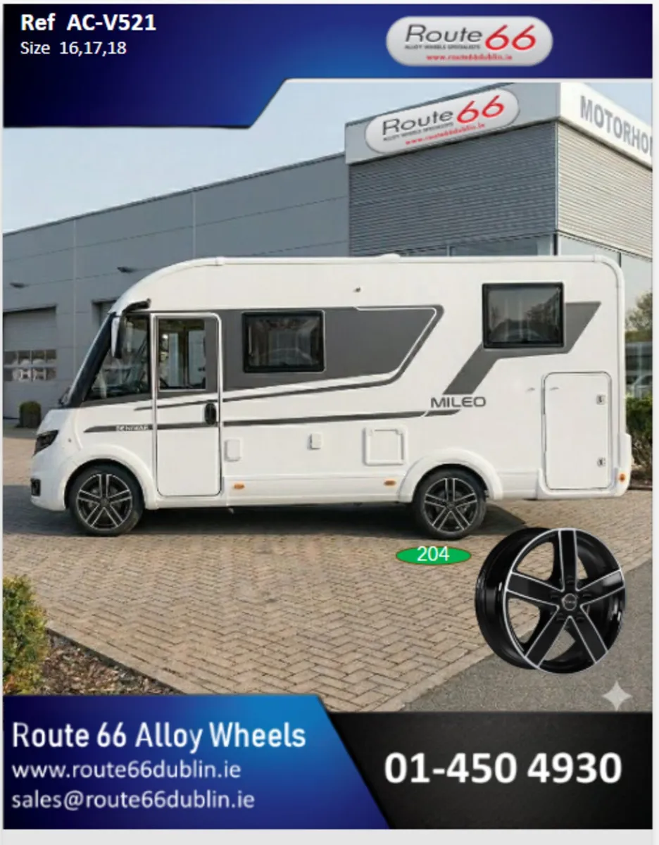 Camper van heavy duty alloy wheels - Image 3