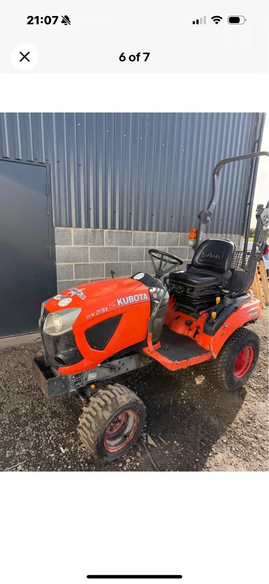Kubota BX231 Compact Tractor 2020 . - Image 3