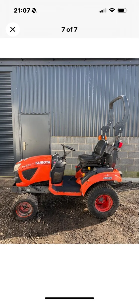 Kubota BX231 Compact Tractor 2020 . - Image 4
