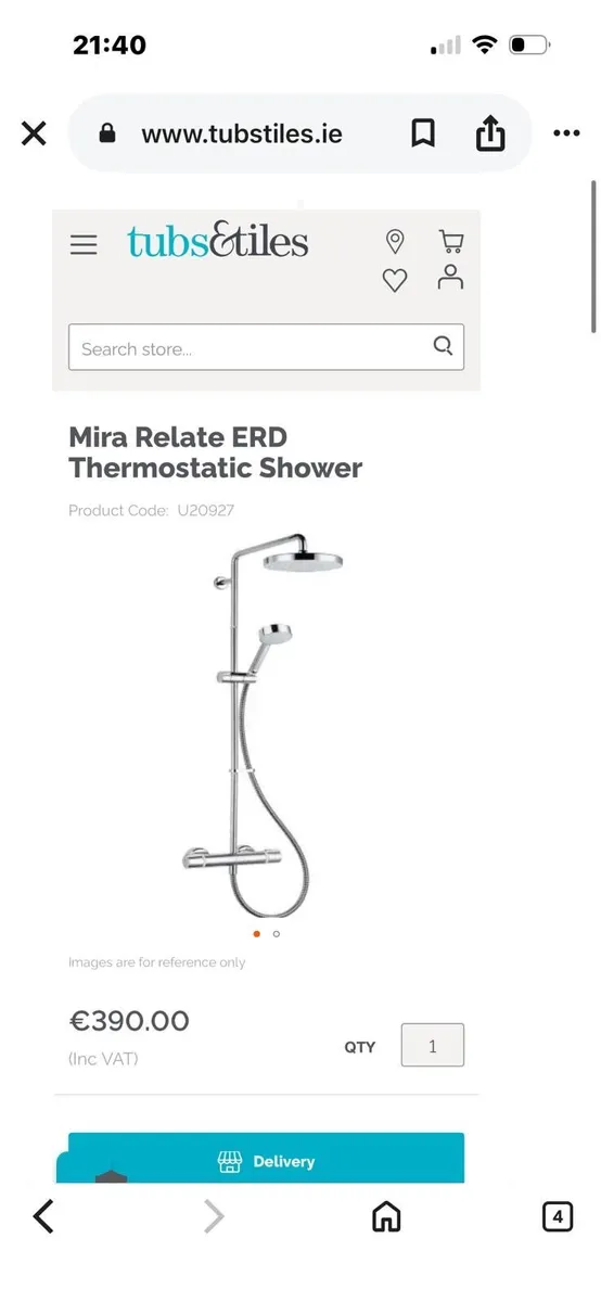 Mira Relate ERD Thermostatic Shower - Image 2