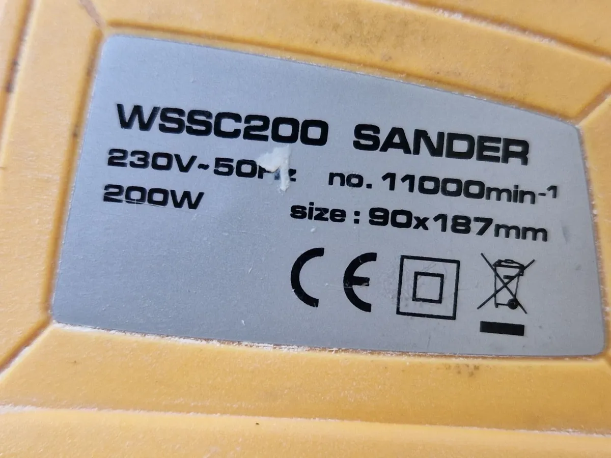 ROK Powertools Sander, Model WSSC200, Carry Case - Image 4