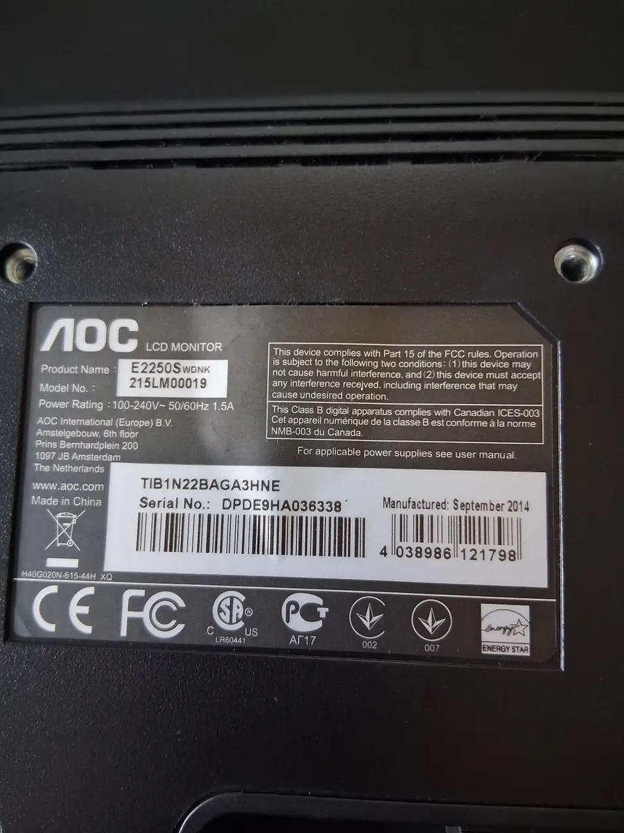 AOC 21.5 Inch LCD Monitors - Image 2