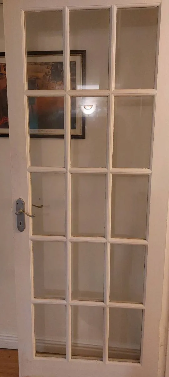 15 glass doors double. 30 inches by 26. Locks - Image 1