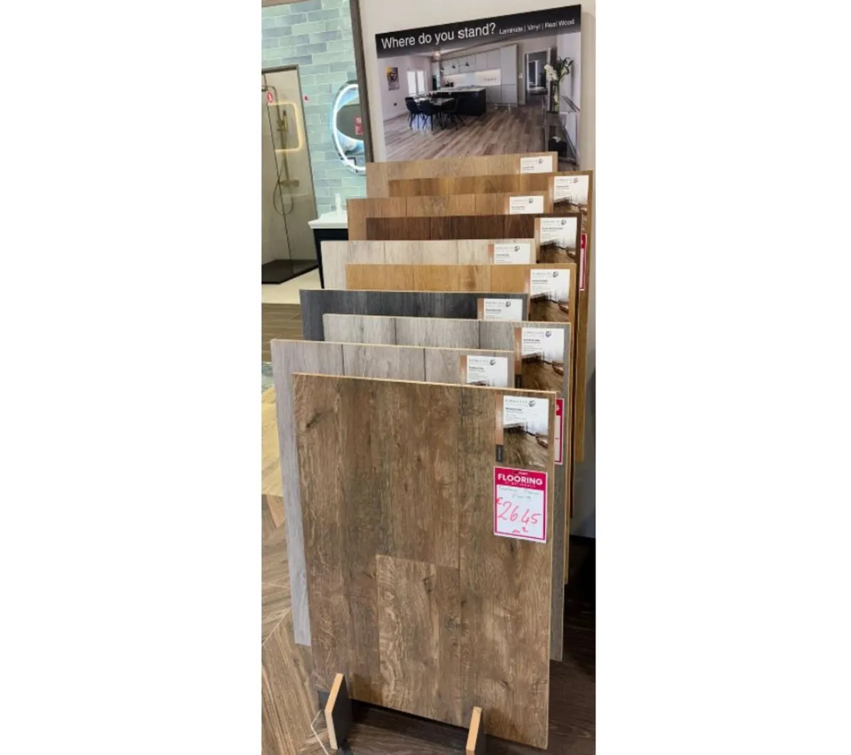 FLOORING AT BATHSHACK - €22 PER SQUARE YARD! - Image 1