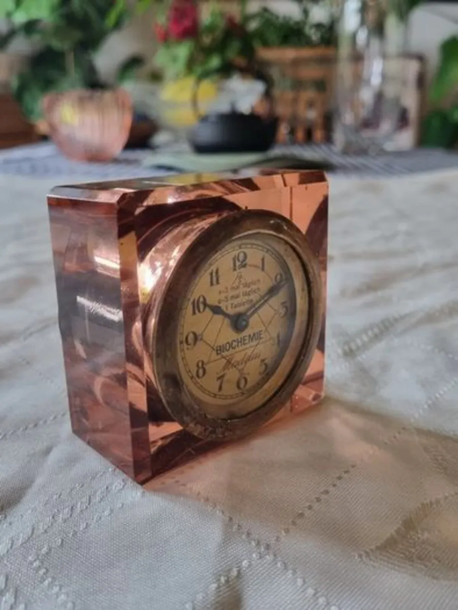 Art Deco Pharmacy Desk Clock - Image 3