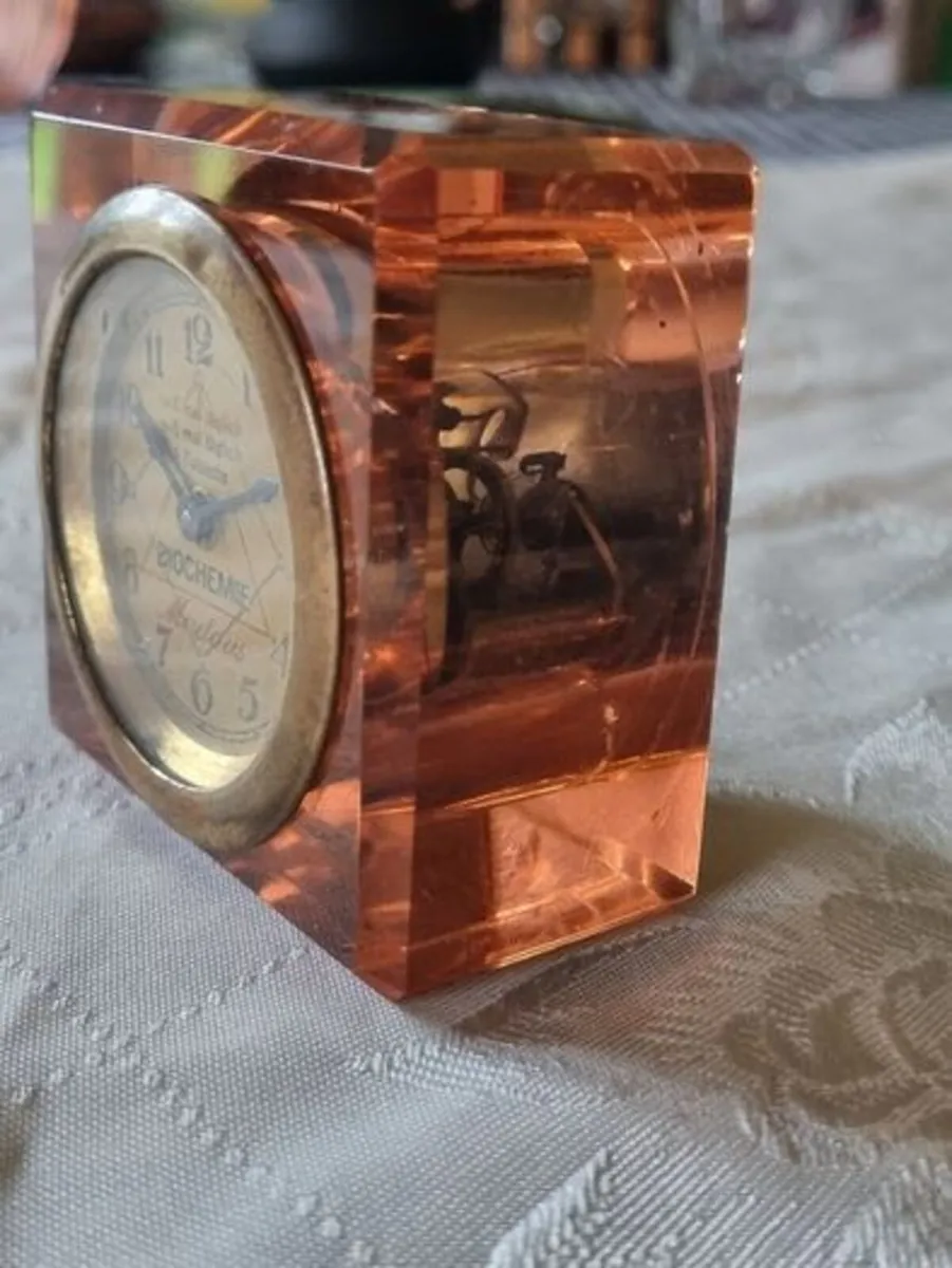 Art Deco Pharmacy Desk Clock - Image 4