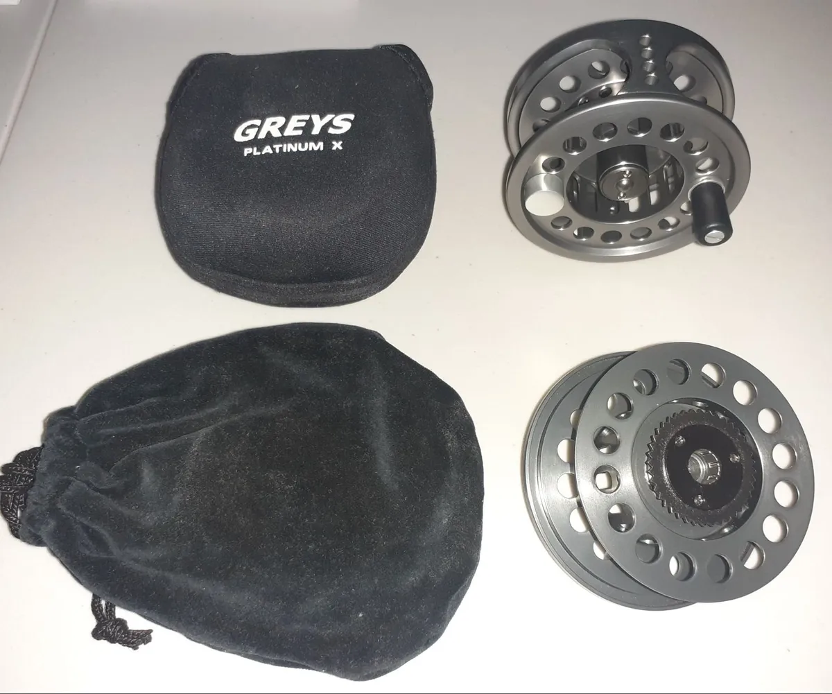 Fly reel 7/8wt Greys Platinum X - Image 2