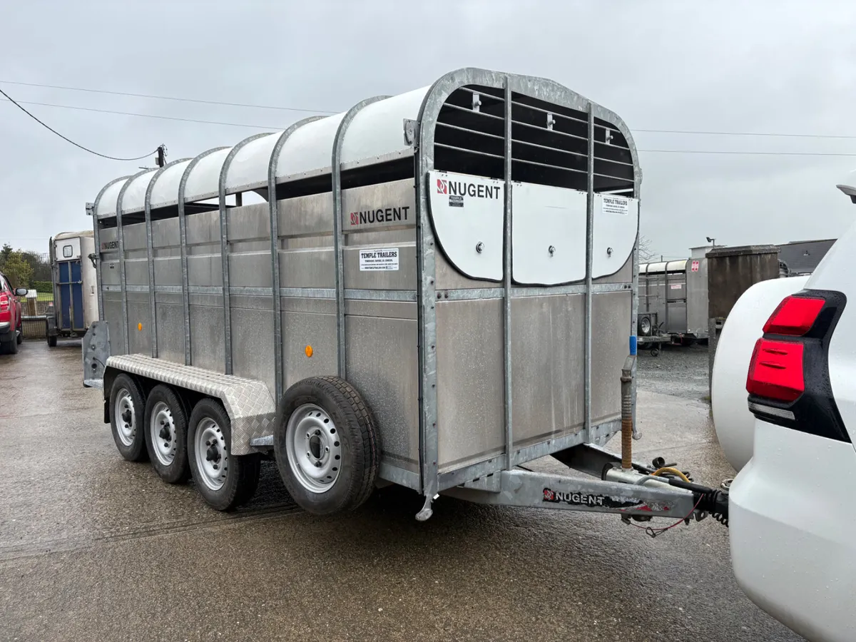 Nugent 14x6 Tri Axle Cattle Trailer - Image 1
