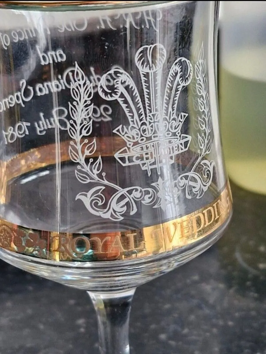 Gold Edged Charles and Diana Royal Wedding 1981 Pa - Image 2