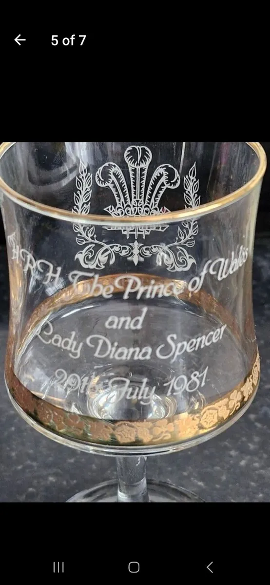 Gold Edged Charles and Diana Royal Wedding 1981 Pa - Image 4